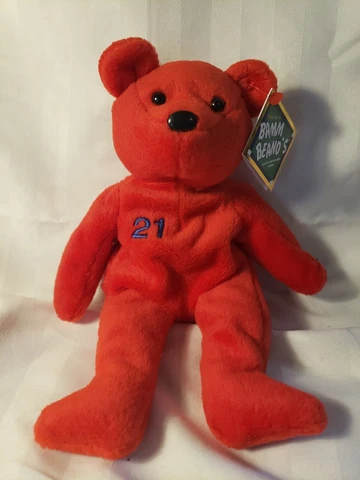 Vintage 1998 MLB Salvinos Bamm Beanos 9" Beanie Bear SAMMY SOSA #21 Chicago Cubs Cover