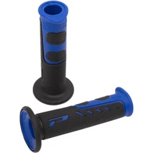 PRO GRIP "725" EVO MOLDED GEL MOTORCYCLE GRIPS 7/8" OPEN-ENDS BLUE/BLACK - Picture 1 of 3