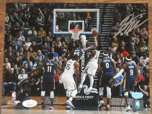 Foto autógrafa firmada por Donovan Mitchell 8x10 holograma de jazz de Utah certificado por la JSA - Imagen 1 de 5