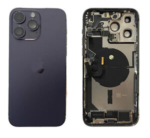 iPhone 14 Pro Max Deep Purple Back Housing Replacement W Small Part OEM Grade B