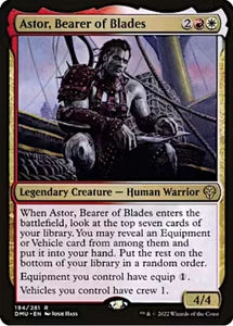 Astor, Bearer of Blades 194/281 Dominaria United MTG Rare - Picture 1 of 1