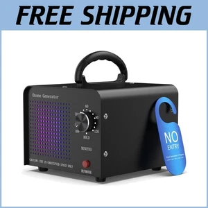Ozone Machine Black 30,000mg - Touch-Control Air Purifier for Smoke & Pets - Picture 1 of 10