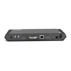 V7 USB-C Triple DisplayLink Docking Station, 65W Power Delivery, 2 x HDMI ports, - Photo 1/4