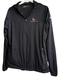 Nike Golf Performance Hoodie Jacket Men's Full Zip Black M Monarch Beach Pockets - Picture 1 of 5