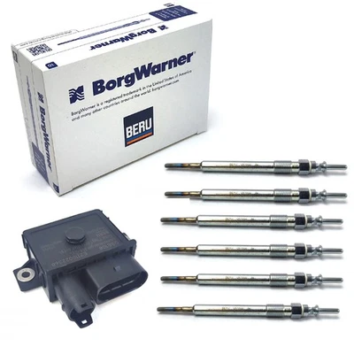 Beru GSE108 ECU + 6 Glow Plugs for BMW 3 Series 4 Series 5 Series X3 X5 N57 25D 30D - Image 1 of 4