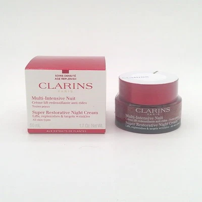 CLARINS Multi-Intensive NUIT Night Cream All Skin Types 1.7oz /50ml *NEW IN BOX* - Image 1 of 3