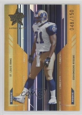 2005 Leaf Rookies & Stars Longevity Rookie Gold /150 OJ Atogwe Oshiomogho RC - Image 1 of 2