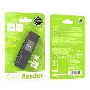 HOCO USB Card Reader Memory USB 3.0 High Speed Adapter Micro SD OTG Laptop 2TB - Picture 1 of 6