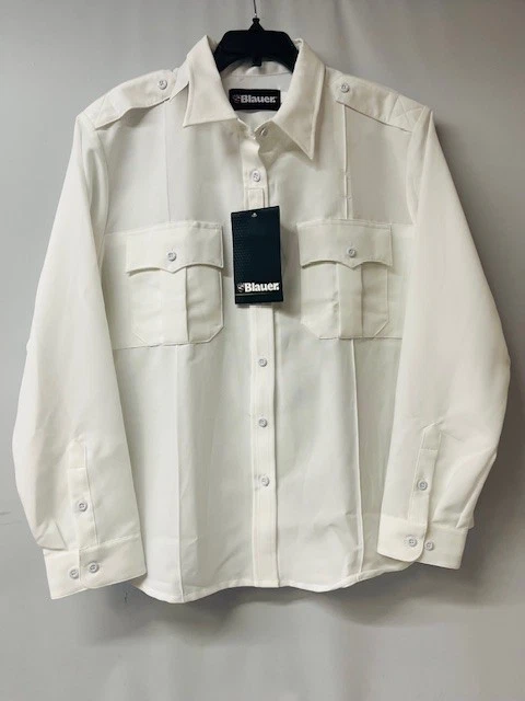 Supercamisa para mujer Blauer manga larga poliéster en blanco, talla 46- NUEVA CON ETIQUETA Foto 1 de 3