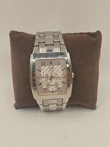 Guess Steel 33mm G95296G Silver Tone Checker Dial Quartz Women's Wristwatch - Picture 1 of 8