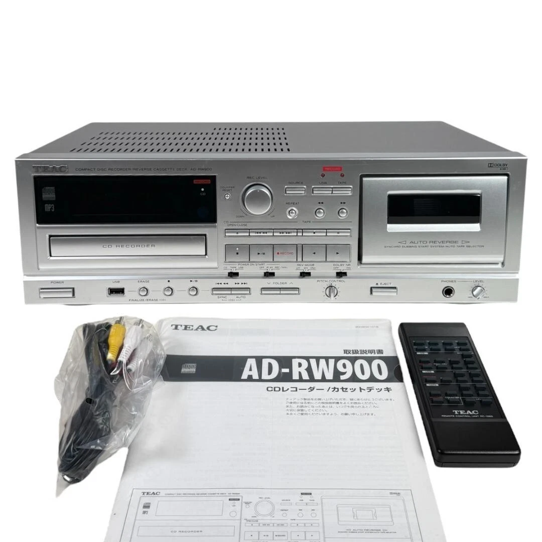 TEAC AD-RW900 Compact Disc Recorder Reverse Cassette Deck