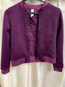 Cómoda chaqueta ivivva púrpura cremallera completa talla 12 150 cm - Imagen 1 de 3