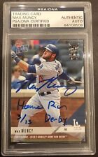 2018 Max Muncy Dodgers Topps Now “Home Run Derby” Ins Auto Autograph Signed #/13