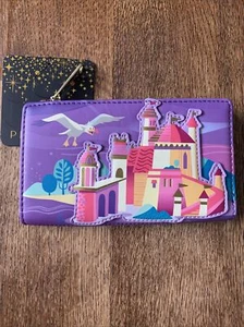 Loungefly x Disney Ariel Castle Wallet Purse BNWT Little Mermaid - Picture 1 of 8