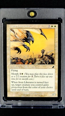 2003 MTG Magic The Gathering Scourge #4 Aven Liberator White *Only Printing* - Image 1 of 4