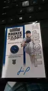 2020 Panini Contenders Lewis Thorpe Rookie Ticket on card auto Twins - Picture 1 of 2
