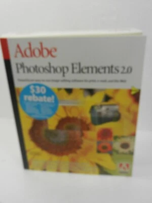 Adobe PHOTOSHOP ELEMENTS 2.0 PC-Mac Muito Bom!! - Imagem 1 de 4