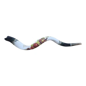 Handbemalt Kudu Shofar jüdisches Geschenk sieben Arten Schofar groß jemenitisch Judaica - Bild 1 von 19