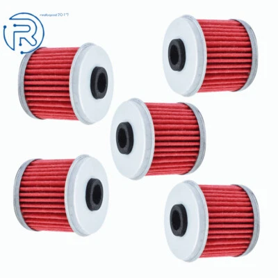 Filtro de aceite 5x para Honda TRX450R TRX450ER TRX 450R 2004 2005 2006 2007 2008 2009 Foto 1 de 4