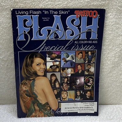 TATTOO FLASH Magazine #114 July 2012 No Ads All Color - Special Issue- - Image 1 of 3