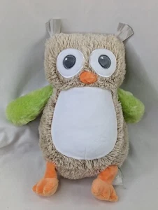 Blankets Beyond Owl Bird Plush Rattle 10 Inch Stuffed Animal Toy - Picture 1 of 5