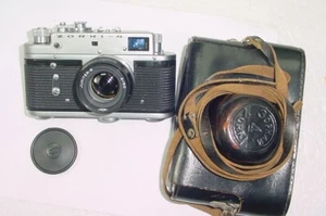 ZORKI 4 35mm Film Rangefinder Manual Camera with Jupiter-8 50mm F/2 M39 Lens - Imagen 1 de 6