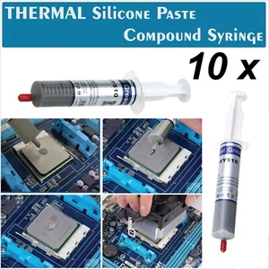 1/5/10 Pcs Thermal Paste Silicone Heatsink Cooling Syringe for PC Processor CPU - Picture 1 of 1