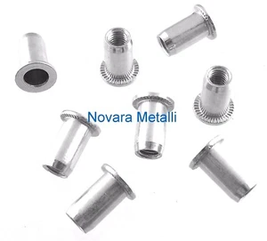 200 Inserti Filettati Testa Cilindrica M8 acciaio zincato - Imagen 1 de 1