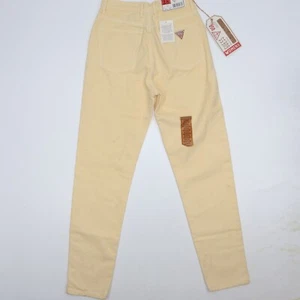 Vintage Guess jeans 80s, early 90s high-rise mom Yellow jeans 28 - Picture 1 of 10