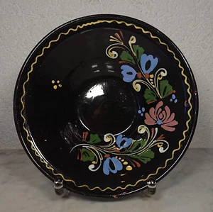 Cuenco cuenco cuenco de oferta cerámica campesina arte popular floral pintado a mano - Imagen 1 de 12