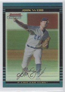 2002 Bowman Chrome Draft Picks & Prospects Refractor /300 John Webb Rookie RC