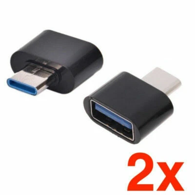 2x USB-C 3.1 zu USB 3.0 OTG Adapter Stecker Konverter Buchse Typ C auf A - Bild 1 von 4