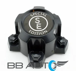 83-94 CHEVY S10 BLAZER GMC S15 JIMMY SONOMA RALLY WHEEL HUB CENTER CAP BLACK NEW - Picture 1 of 4