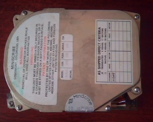 Hard Disk Drive IDE Miniscribe Model 8051A 02B 04B 10A - Picture 1 of 6