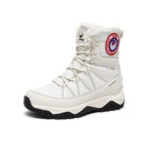 GLUNA Winter Fleece Lined Snow Boots For waterproof Hiking shoest outdoor warm - Picture 1 of 10