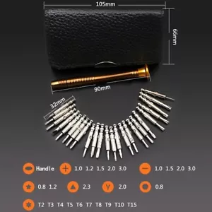 Pocket Size Tool Kit 25in1 Mini Screwdriver Set Small Gadget Repairs electronics - Picture 1 of 6