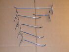 Slat Board Hooks Lot of 6 Various Sizes 1-4inch 4-6inch 1-10 inch