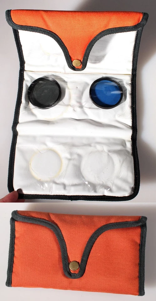 49MM POLARIZER AND 80B FILTER AND FILTER WALLET - Image 1 of 1