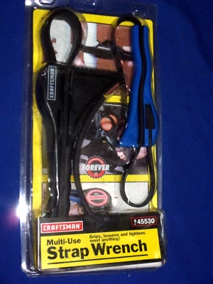 Set of 2 CRAFTSMAN Multi-Use Strap Wrench, #945530 New In Package - Image 1 of 3