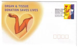 2008 FDC Australia. Organ & Tissue Donation. Pict.FDI "HOPETOUN" - Picture 1 of 1