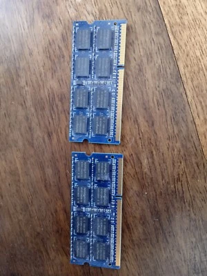 RAM SODIMM 2GB  NANYA  PC3-10600S DDR3 NT2G64B8HC0NS-CG LOT DUE PEZZI TOT 4 GB - Immagine 1 di 2