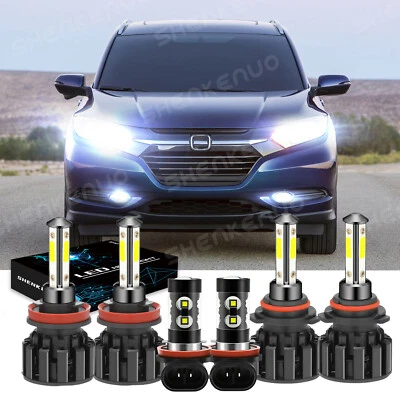 Светодиодная фара для Honda HR-V 2019-2021 HRV 6000K + комплект противотуманных фар комбинированный A+ - Изображение 1 из 4