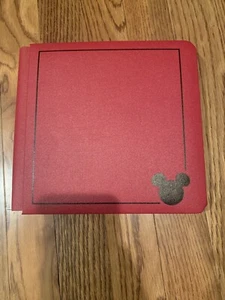 Creative Memories 7x7 Red and Black Disney Mickey Mouse album NLA pages  - Picture 1 of 11