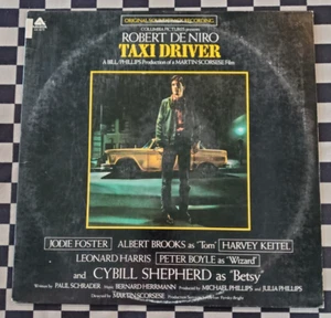 Taxi Driver soundtrack LP by Bernard Herrmann vinyl 1983 VG+ AL4079 Arista - Picture 1 of 4