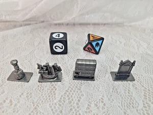 Harry Potter Scene It 2nd Edition 6 Replacement game pieces Parts Metal Tokens - Picture 1 of 7