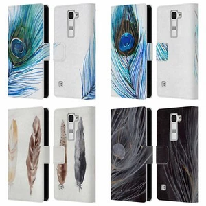 OFFICIAL MAI AUTUMN FEATHERS LEATHER BOOK WALLET CASE COVER FOR LG PHONES 2 - Picture 1 of 9