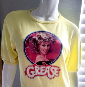 Vintage Grease Movie T Shirt 1978 XL Olivia Newton John Super Sports Romania - Picture 1 of 11