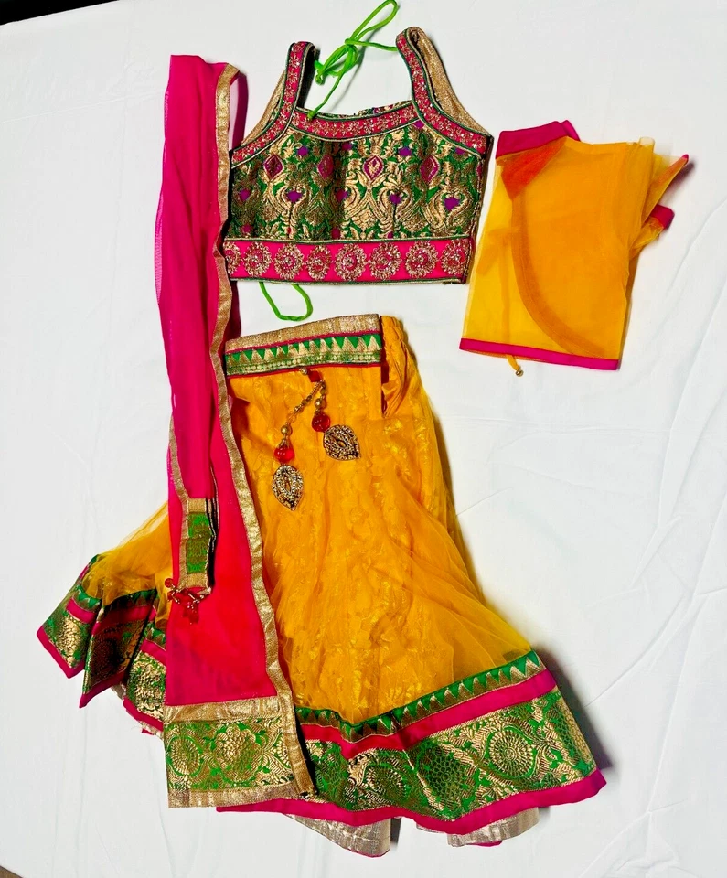 Navratri designer Chaniya Choli Traditional Lehenga Choli - baby Girls - Image 1 of 4