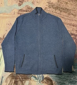 Patagonia Lambswool Cardigan Zip up Sweater Blau Herren Gr. XL - Bild 1 von 6