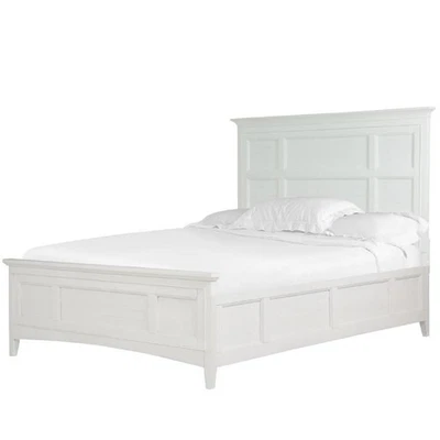 Cama Magnussen Heron Cove Relajada Tradicional Blanco Suave Panel King Foto 1 de 3